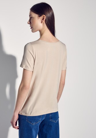 STREET ONE T-Shirt mit Print in Beige