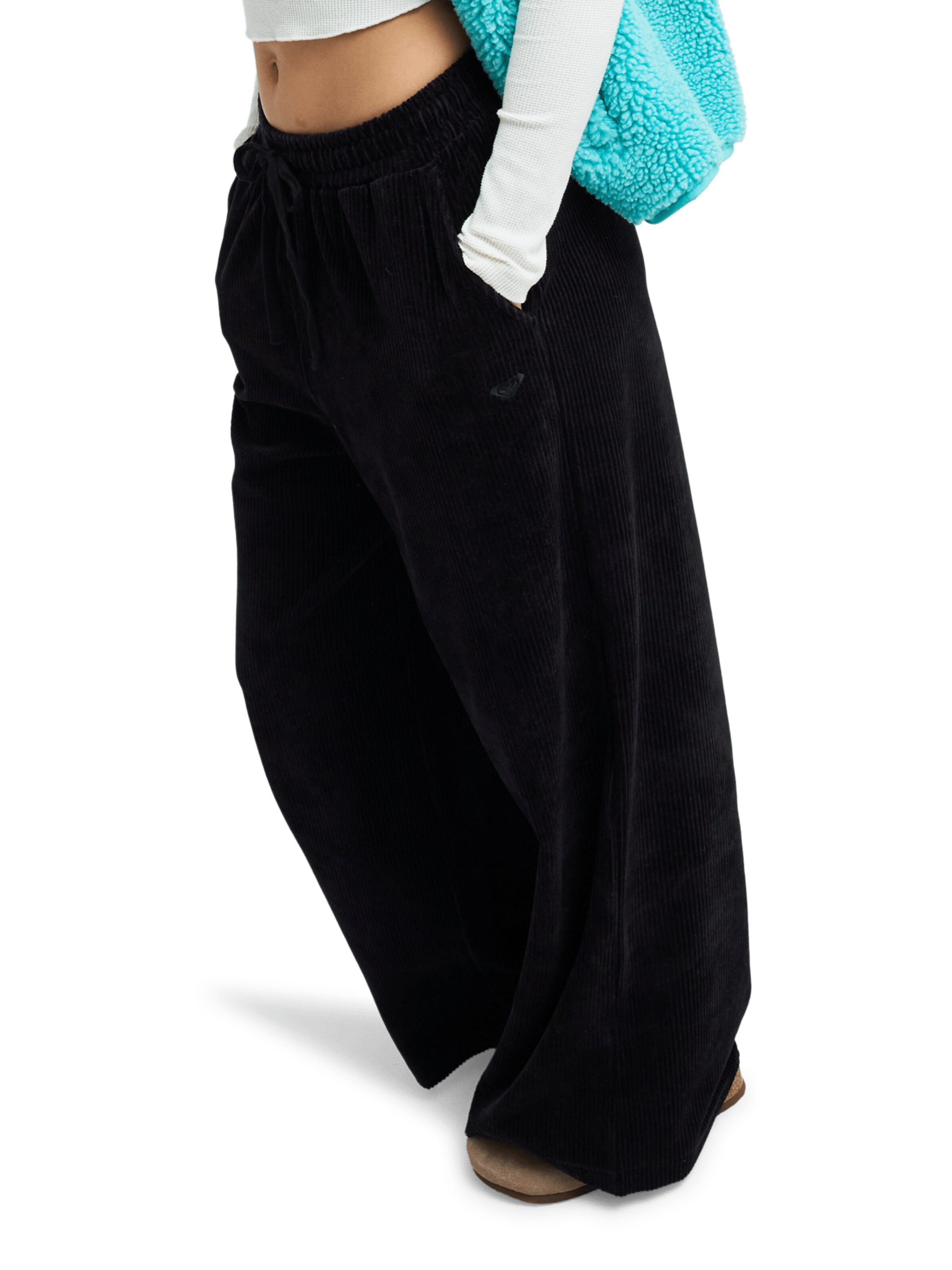 ROXY Wide leg Pants 'Lekeitio' in Black