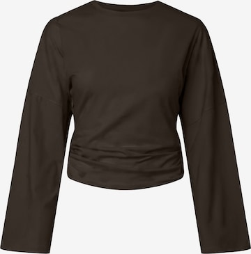 Maglietta 'PCAlli' di PIECES in marrone: frontale