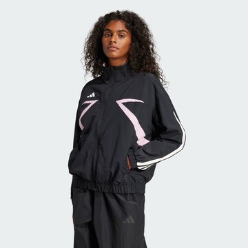 ADIDAS SPORTSWEAR Sports jacket 'Tiro' in Black: front