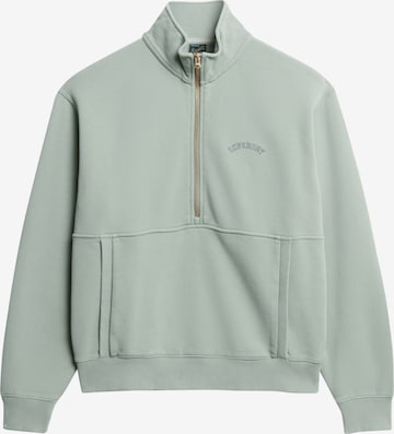 Superdry Sweatshirt 'Essential' in Groen: voorkant