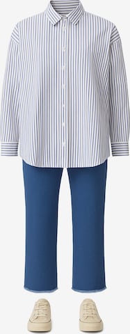 Touche Prive Blouse in Blauw: voorkant