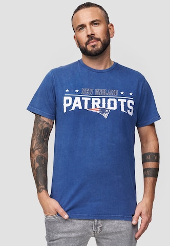 Recovered T-Shirt 'NFL New England Patriots' in Blau