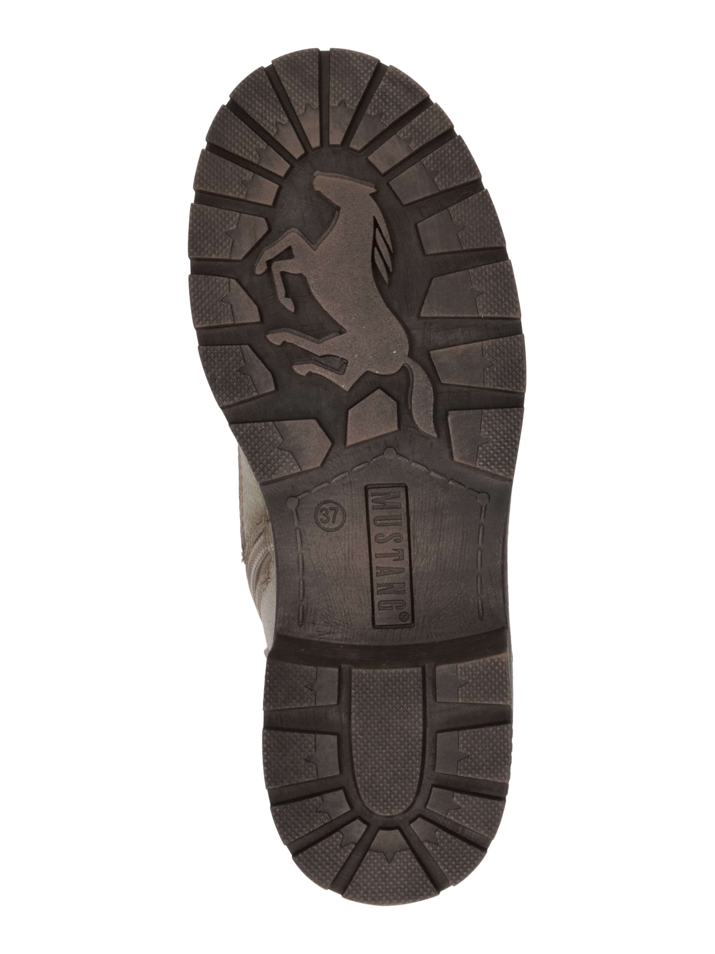 MUSTANG Lace-up bootie 'Bienke' in Grey