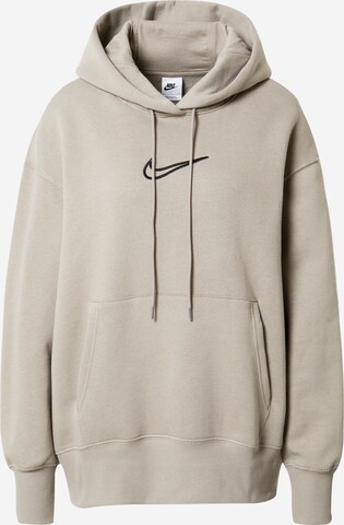 Sweat-shirt Nike Sportswear en beige : devant