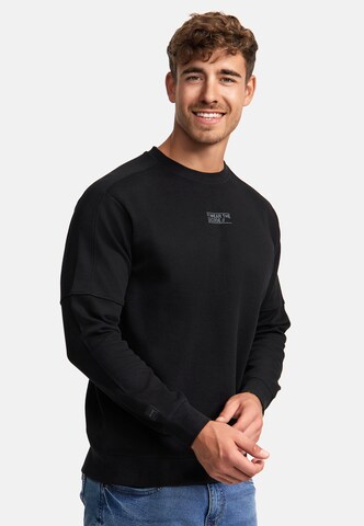 Sweat-shirt 'INCliver' INDICODE JEANS en noir