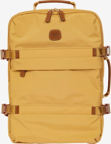 Bric's Rucksack 'X-Bag' in Gelb: Vorderseite
