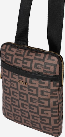 GUESS Crossbody bag 'ESCAPE' in Brown: front