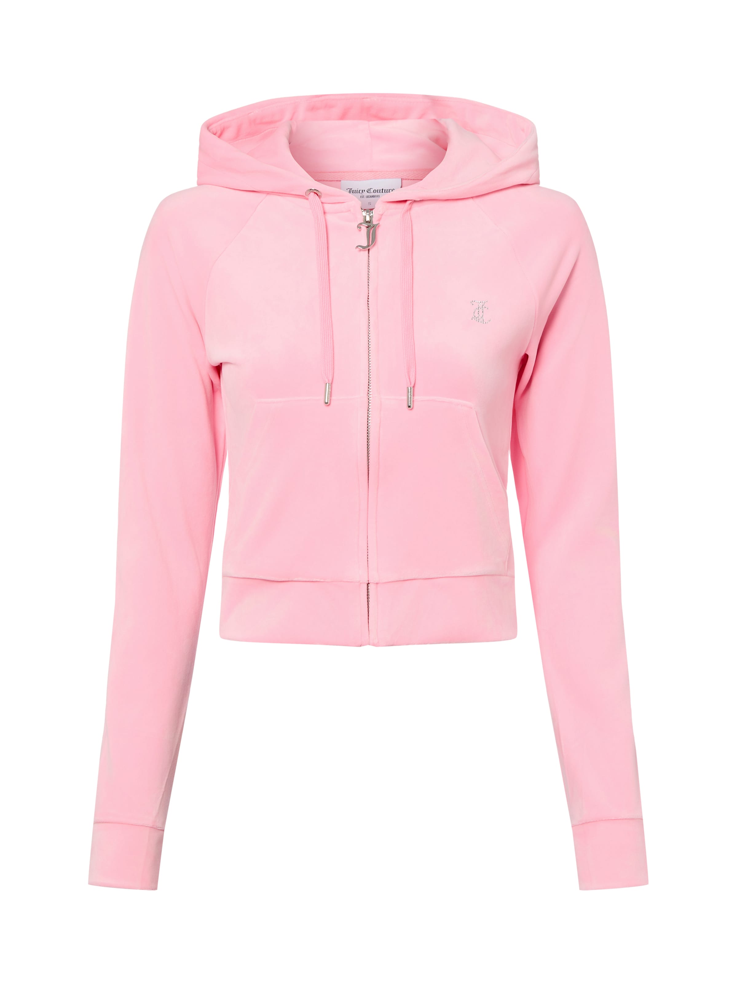Juicy Couture Sweat jacket in Pink: front