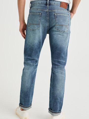 WE Fashion Slimfit Jeans i blå