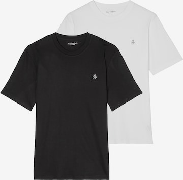 T-Shirt Marc O'Polo en noir : devant