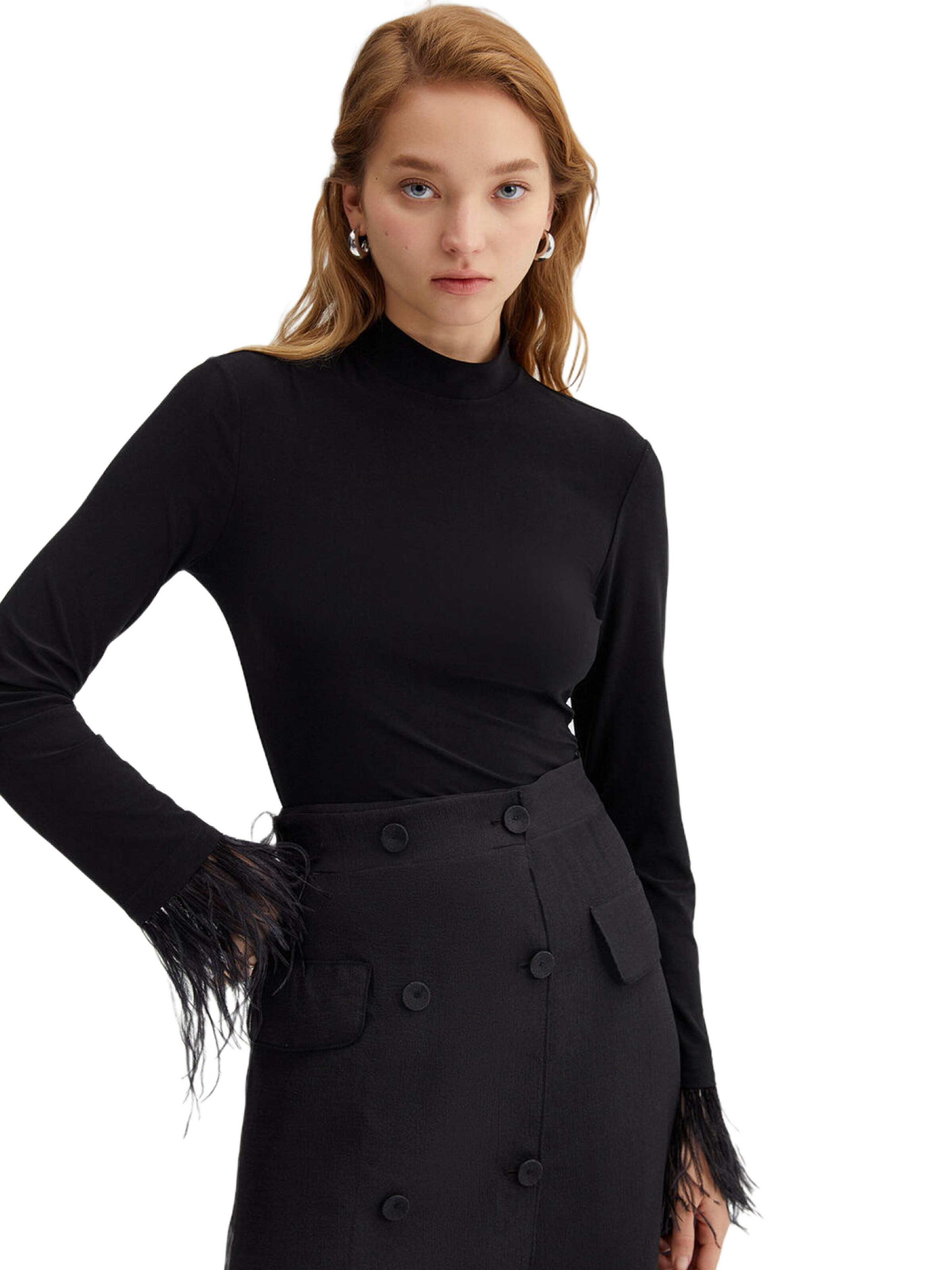 Touche Prive Blouse in Black