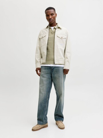 Pull-over 'JPRBLURiley' JACK & JONES en beige