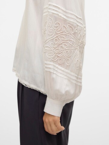 Chemisier 'VMNicola' VERO MODA en blanc