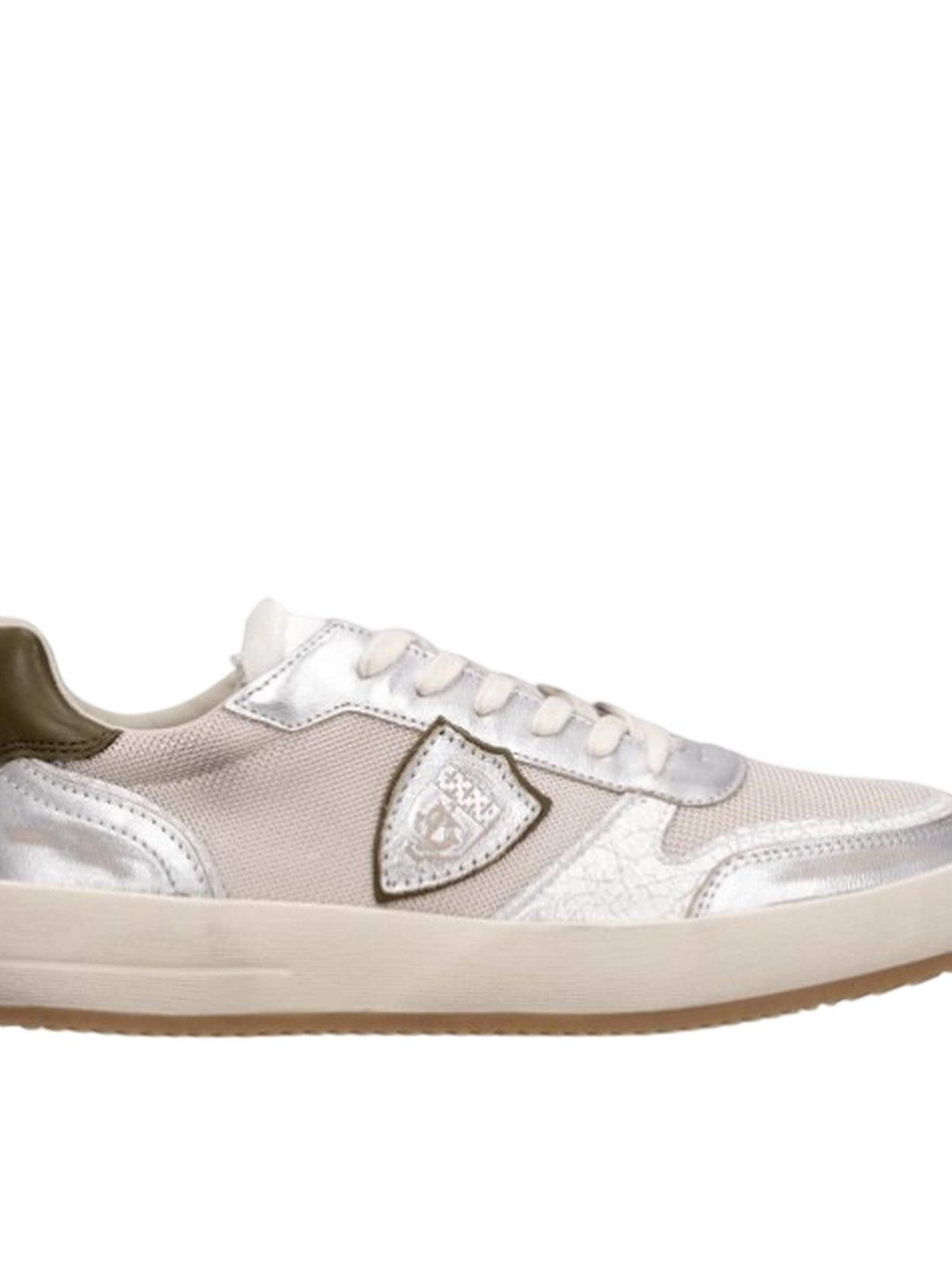 Philippe Model Sneakers in Silver