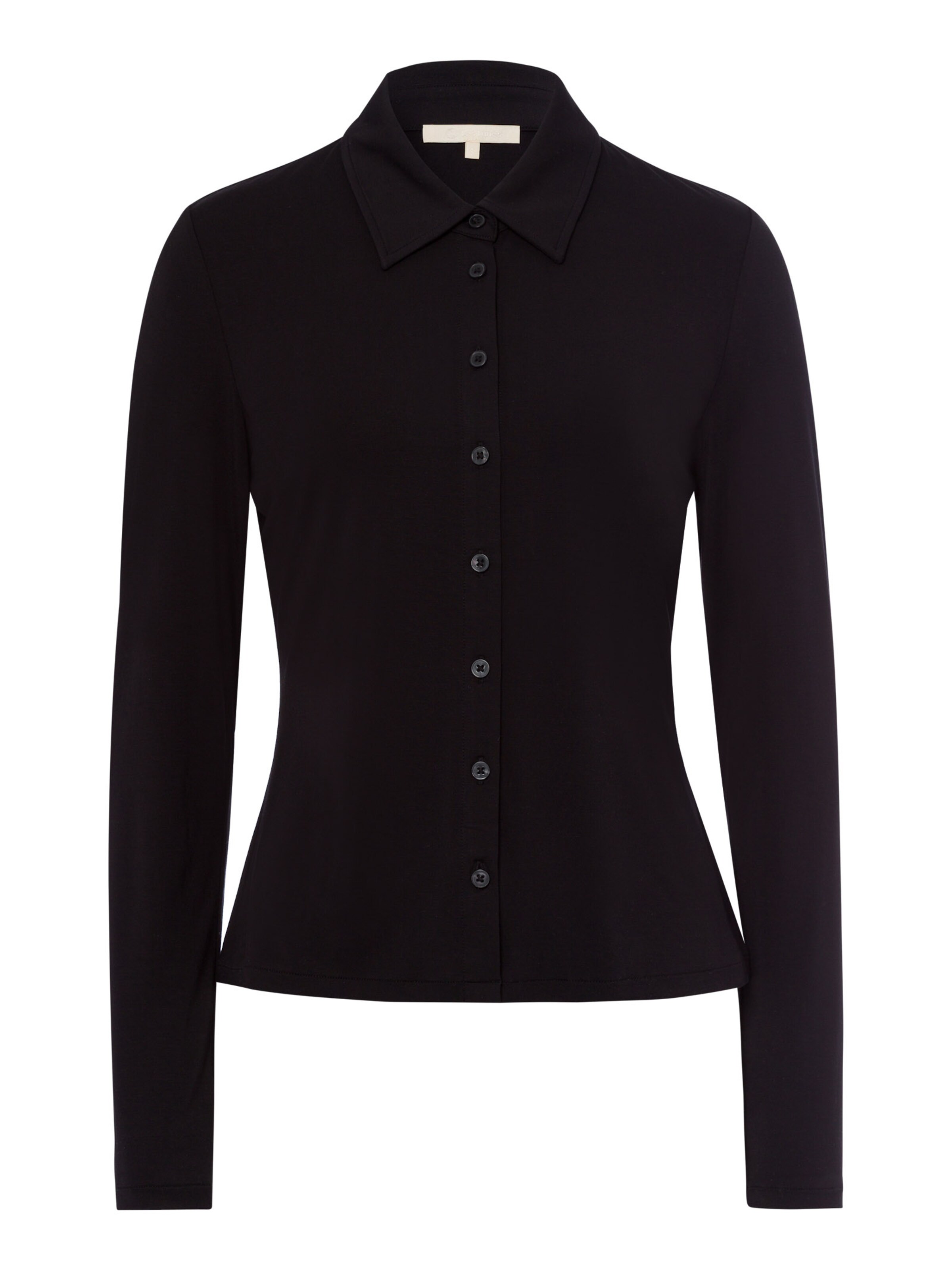 Les Lunes Blouse 'Sunny' in Zwart: voorkant
