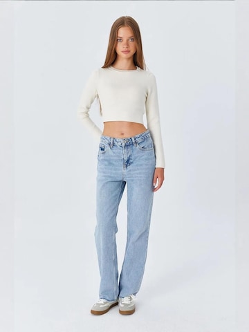 Pull-over MixRay en beige