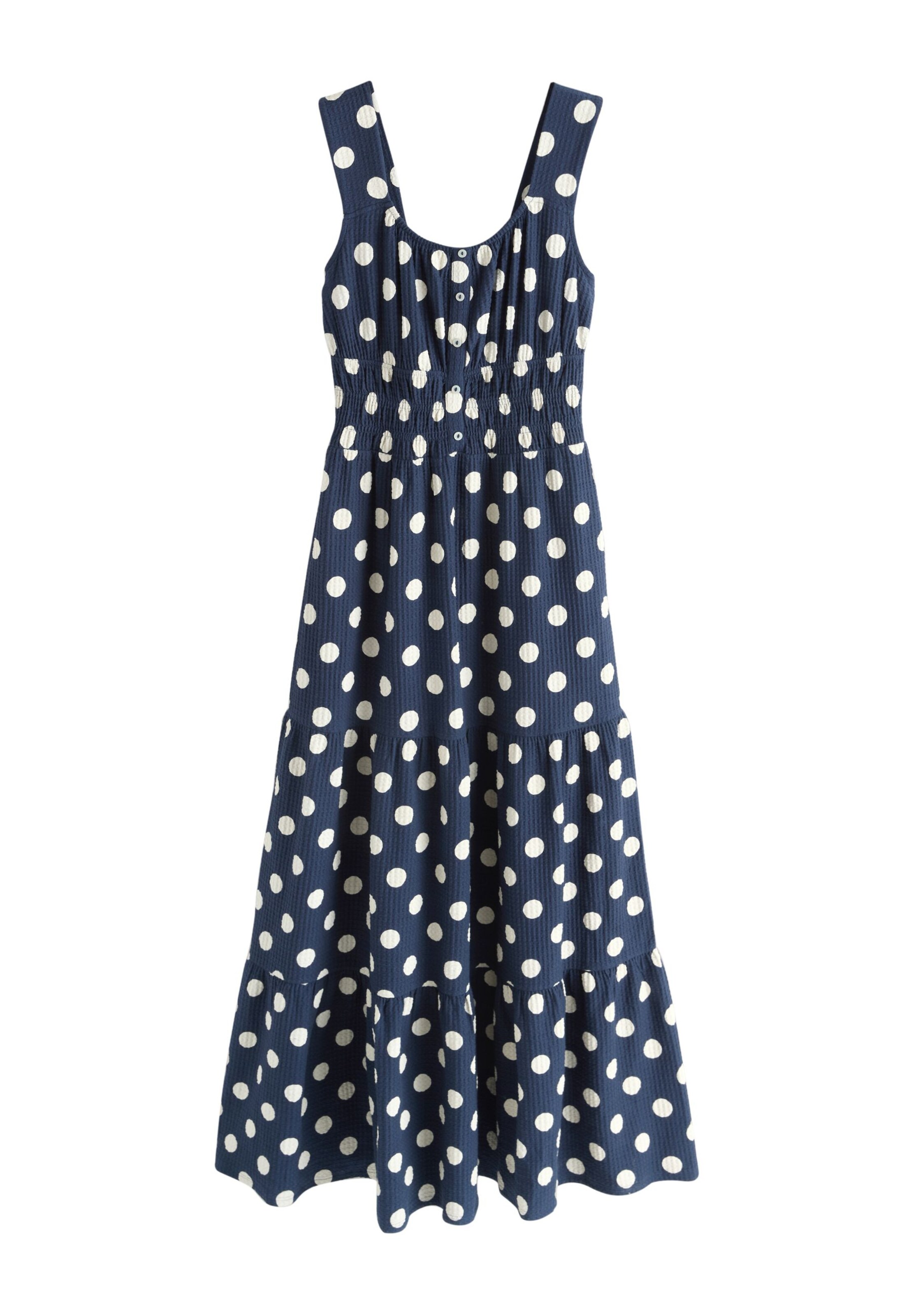 Next Robe d’été en bleu marine / blanc, Vue avec produit