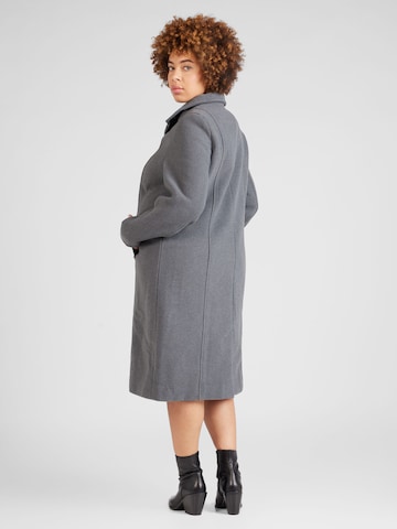 Ulla Popken Between-Seasons Coat in Grey