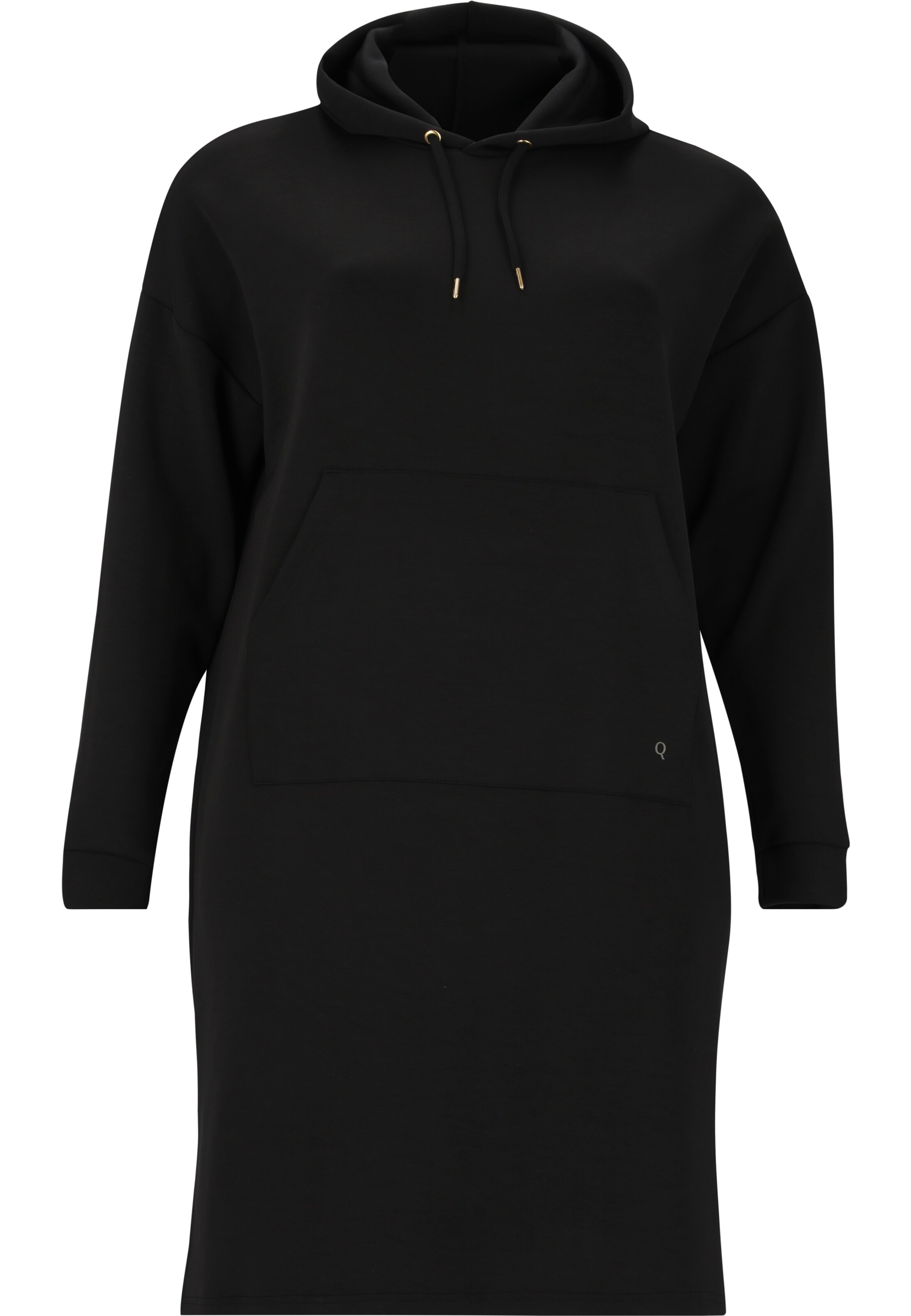 Q by Endurance Sweatkleid 'Ivory' in Schwarz: Vorderseite