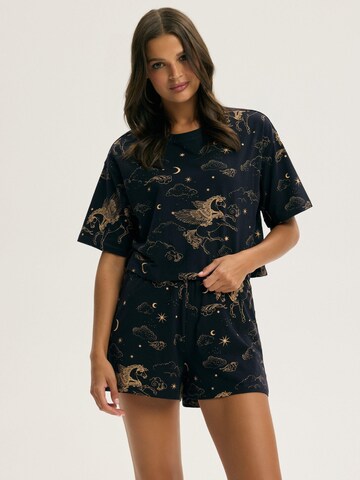 ESOTIQ Pyjama 'Craco'‌‌ in Blau