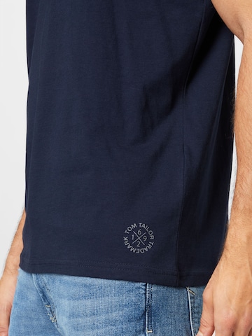 TOM TAILOR T-Shirt in Blau