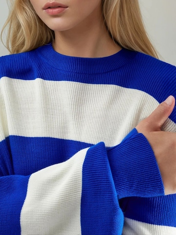 My fashion Gebreide jurk in Blauw