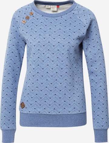 Ragwear Sweatshirt 'DARRIA' in Blue: front