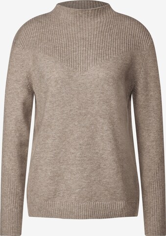 STREET ONE Sweater in Brown: front