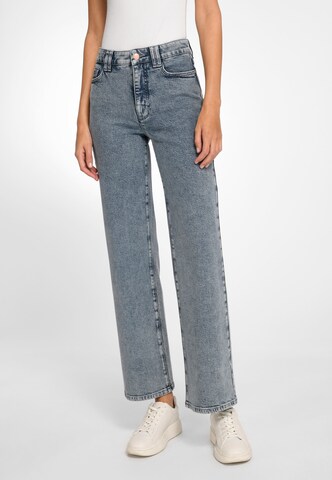 DAY.LIKE Wide leg Jeans in Blue: front