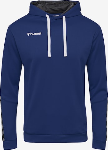 Hummel Athletic Sweatshirt 'Poly' in Blue: front