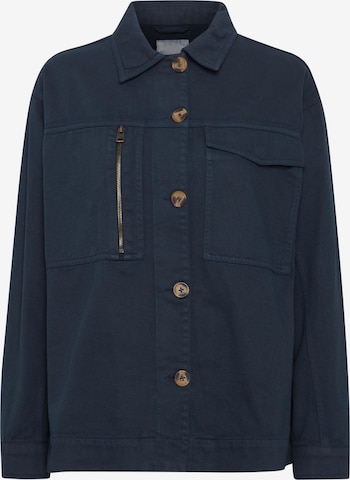 Oxmo Between-Season Jacket 'Tami' in Blue: front