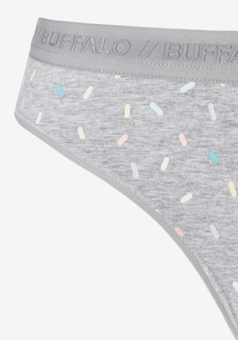 Slip 'LM String' BUFFALO en gris