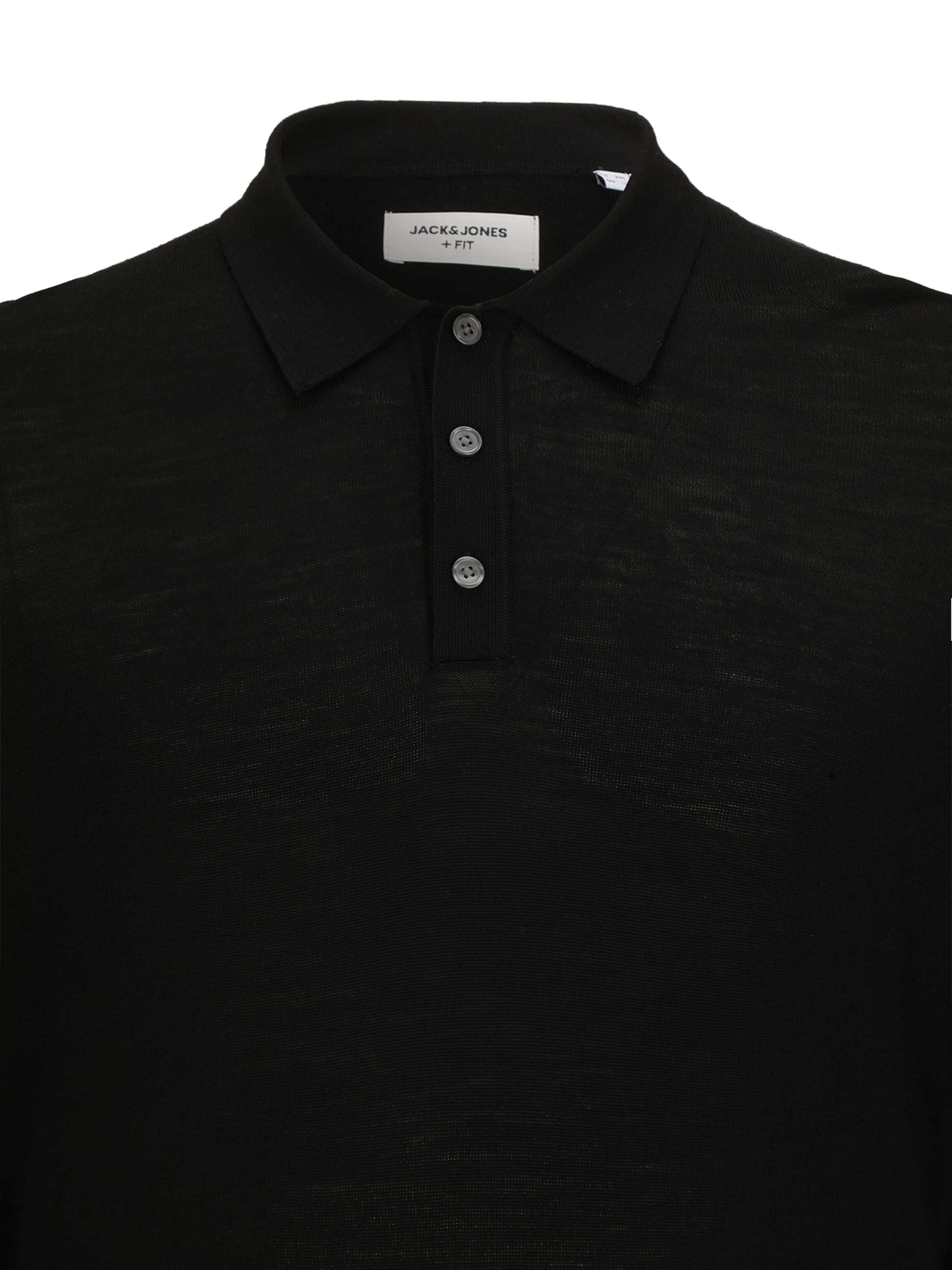 Jack & Jones Plus Свитер 'JPRBLAMERINO' в Черный