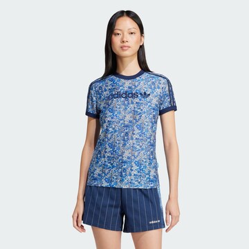 ADIDAS ORIGINALS Shirt 'Adidas Originals x Liberty London' in Blue: front