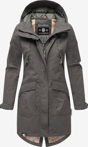 NAVAHOO Weatherproof jacket 'Pfefferschote' in Grey: front