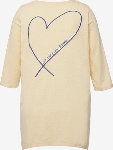 T-shirt Ulla Popken en beige