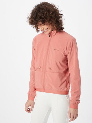 Veste outdoor 'Pleasant Creek' COLUMBIA en orange : devant