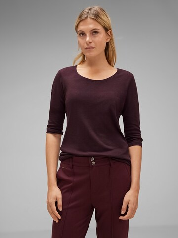 STREET ONE Shirt 'Pania' in Rot