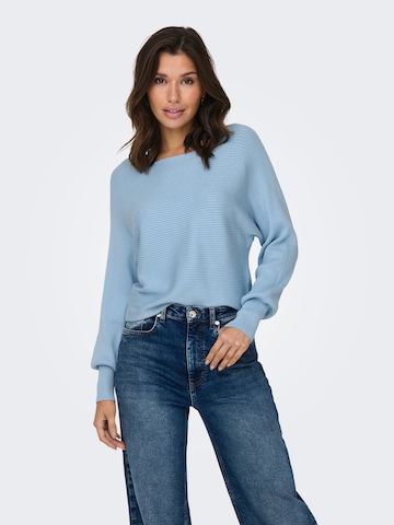 Pull-over 'ADALINE' ONLY en bleu : devant