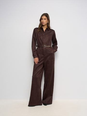 Salsa Jeans Jumpsuits in Braun: Vorderseite