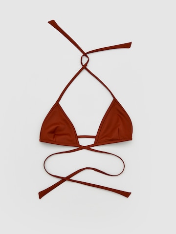 EDITED Bikiniöverdel 'Elia' i brun: framsida