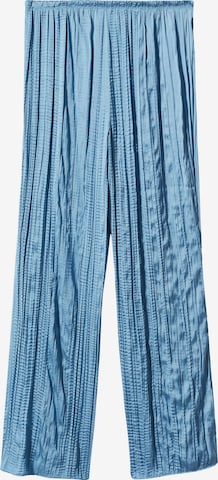 Loosefit Pantalon MANGO en bleu : devant