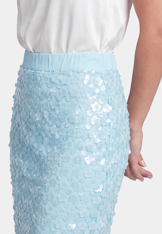 Jupe faina en bleu