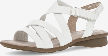 GABOR Sandale in Weiß: Vorderseite