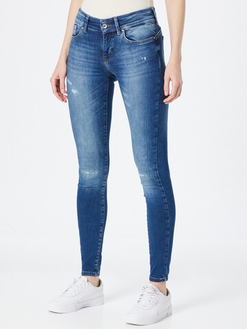 Skinny Jean 'Luci' ONLY en bleu : devant