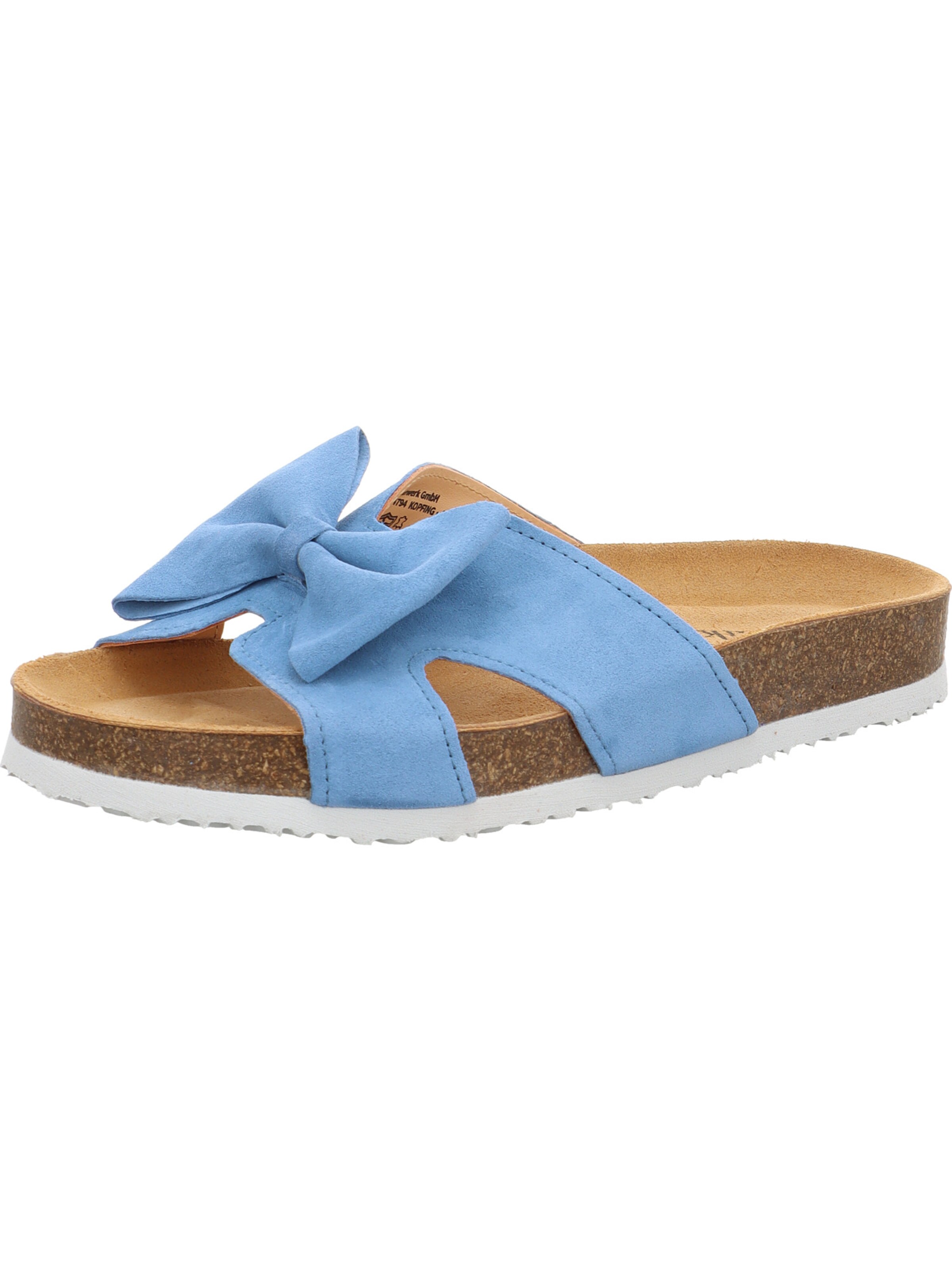 THINK! Pantolette 'Crissi' in Blau: Vorderseite