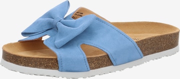 THINK! Mules 'Crissi' in Blue: front