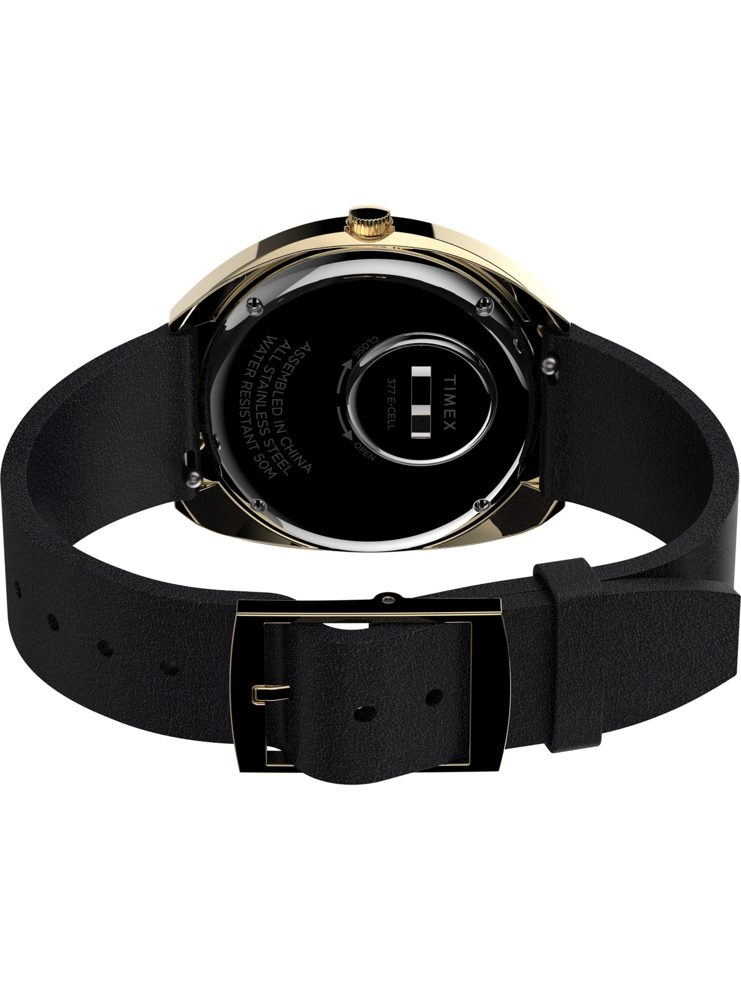 TIMEX Analoguhr in Schwarz