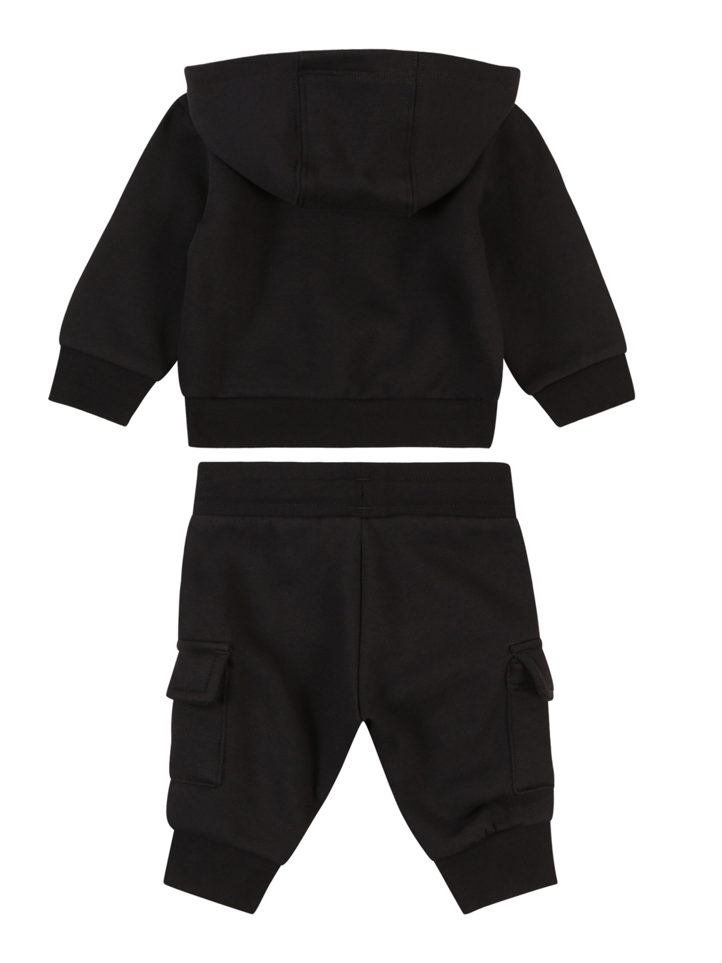 ADIDAS ORIGINALS Φόρμα τρεξίματος 'Hoodie Cargo Set' σε μαύρο